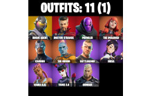 UNIQUE - Rogue Agent, Rust Bucket  [11 Skins, 13 Axes, 13 Emotes, 15 Gliders and MORE!]
