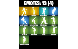 UNIQUE -  Hot Marat , Rogue Agent [7 Skins, 150 Vbucks, 4 Axes, 13 Emotes, 9 Gliders and MORE!]