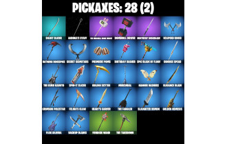 UNIQUE - Harley Quinn , Khaby Lame  [17 Skins, 500 Vbucks, 28 Axes, 18 Emotes, 22 Gliders and MORE!]