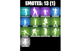 UNIQUE - Santa Dogg, Trailblazer Tai  [16 Skins, 23 Axes, 13 Emotes, 18 Gliders and MORE!]