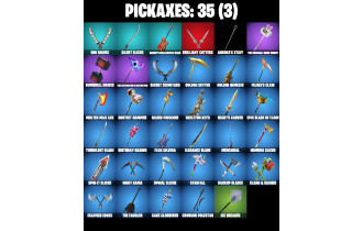 UNIQUE - Khaby Lame, Ashoka Tano [13 Skins, 35 Axes, 24 Emotes, 26 Gliders and MORE!]