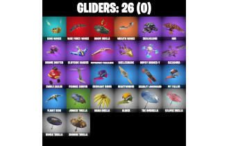 UNIQUE - Khaby Lame, Ashoka Tano [13 Skins, 35 Axes, 24 Emotes, 26 Gliders and MORE!]