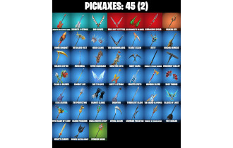 UNIQUE - Chaos Director, Dynamo TNTina [14 Skins, 950 Vbucks, 45 Axes, 20 Emotes, 32 Gliders and MORE!]