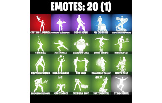 UNIQUE - Chaos Director, Dynamo TNTina [14 Skins, 950 Vbucks, 45 Axes, 20 Emotes, 32 Gliders and MORE!]