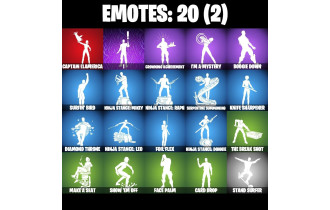 UNIQUE - Solid Snake , Slayer Juice Wrld  [14 Skins, 800 Vbucks, 28 Axes, 20 Emotes, 20 Gliders and MORE!]