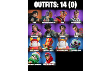 UNIQUE - Purradise Meowscles,  Rian  [14 Skins, 19 Axes, 12 Emotes, 24 Gliders and MORE!]