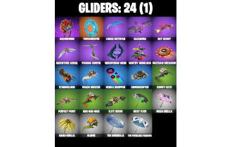 UNIQUE - Purradise Meowscles,  Rian  [14 Skins, 19 Axes, 12 Emotes, 24 Gliders and MORE!]