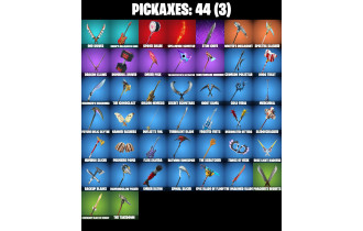 UNIQUE - Skull Scout , Renegade Lynx  [30 Skins, 250 Vbucks, 44 Axes, 29 Emotes, 44 Gliders and MORE!]