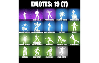 UNIQUE - Renegade Raider, Valeria  [15 Skins, 26 Axes, 19 Emotes, 16 Gliders and MORE!]
