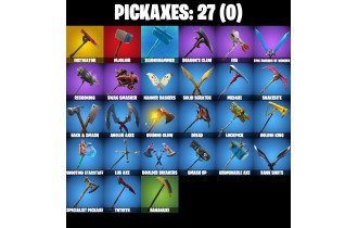 UNIQUE - Dark Vertex, Havoc [33 Skins, 600 Vbucks, 27 Axes, 33 Emotes, 35 Gliders and MORE!]