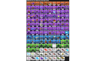 UNIQUE - IKONIK, Warpaint [188 Skins, 81100 Vbucks, 207 Axes, 170 Emotes, 139 Gliders and MORE!]