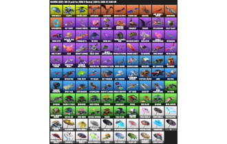 UNIQUE - IKONIK, Carbon Commando [167 Skins, 76300 Vbucks, 127 Axes, 184 Emotes,109 Gliders and MORE!]
