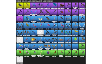 UNIQUE - IKONIK, Trailblazer [174 Skins, 181400 Vbucks, 81 Axes, 136 Emotes, 91 Gliders and MORE!]
