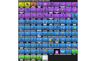 UNIQUE - IKONIK, Trailblazer [100 Skins, 22000 Vbucks, 95 Axes, 148 Emotes, 86 Gliders and MORE!]