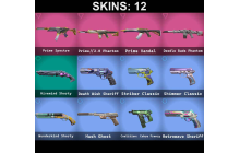 UNIQUE - Platinum 2 -  2x Prime Skins [19 Agents, 113 LVL, Prime//2.0 Phantom and MORE!]
