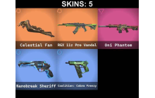 UNIQUE - Silver 2 - 1x Knife  [21 Agents, 96 LVL, Rgx 11z Pro Vandal and MORE!]