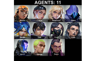UNIQUE - Bronze 2 - 3x Knife Skins [11 Agents, 63 LVL, Reaver Sheriff and MORE!]