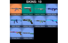 UNIQUE - Gold 1 - Glitchpop Vandal  [17 Agents, 66 LVL, 2x Songsteel Skins and MORE!]