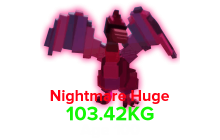 Nightmare Cockatrice (HUGE) (103.42KG Age 100) [Grow A Garden]