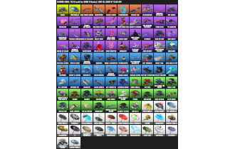 UNIQUE - OG Skull Trooper, Black Knight [154 Skins, 65600 Vbucks, 131 Axes, 117 Emotes and MORE!]