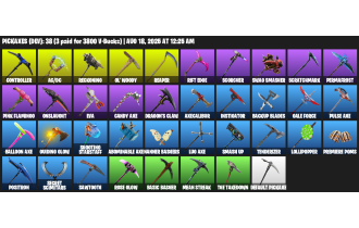 UNIQUE - OG Skull Trooper, Black Knight [50 Skins, 8000 Vbucks, 38 Axes, 64 Emotes, 43 Gliders and MORE!]
