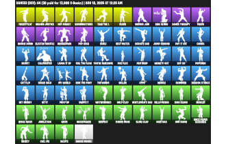 UNIQUE - OG Skull Trooper, Black Knight [50 Skins, 8000 Vbucks, 38 Axes, 64 Emotes, 43 Gliders and MORE!]
