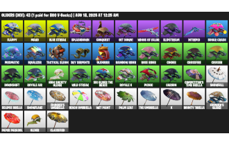 UNIQUE - OG Skull Trooper, Black Knight [50 Skins, 8000 Vbucks, 38 Axes, 64 Emotes, 43 Gliders and MORE!]