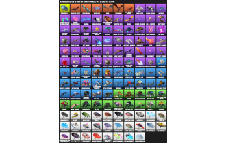 UNIQUE - Black Knight, Leviathan Axe [219 Skins, 114800 Vbucks, 154 Axes, 181 Emotes, 128 Gliders and MORE!]