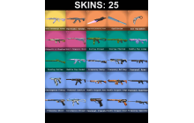 UNIQUE - Silver 2 - 3x Knife Skins [23 Agents, 31 LVL, Kuronami Vandal and MORE!]