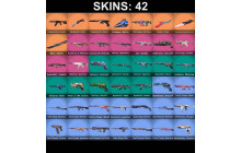 UNIQUE - Silver 1 - 5x Knife Skins [22 Agents, 124 LVL,  Glitchpop Bulldog and MORE!]