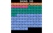 UNIQUE - Iron 3 - 7x Knife Skins [22 Agents, 345 LVL, Mystbloom Phantom and MORE!]