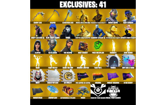 UNIQUE - The Reaper , Leviathan Axe [199 Skins, 550 Vbucks, 153 Axes, 152 Emotes, 140 Gliders and MORE!]