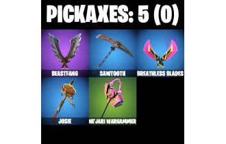 UNIQUE - Rust Bucket , Take The L [6 Skins, 5 Axes, 7 Emotes, 12 Gliders and MORE!]