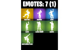 UNIQUE - Rust Bucket , Take The L [6 Skins, 5 Axes, 7 Emotes, 12 Gliders and MORE!]