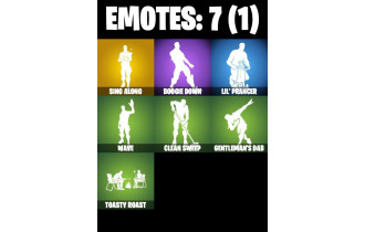 UNIQUE - Blue Squire , Blue Striker [4 Skins, 4 Axes, 7 Emotes, 10 Gliders and MORE!]