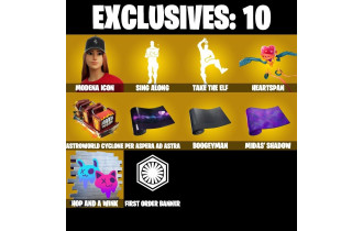 UNIQUE - Modena Icon, Carnage [125 Skins, 850 Vbucks, 143 Axes, 123 Emotes,131 Gliders and MORE!]
