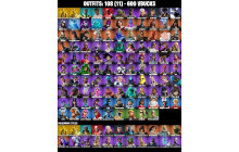 UNIQUE - Clark Kent , Shadowbird [108 Skins, 600 Vbucks, 113 Axes, 110 Emotes, 117 Gliders and MORE!]