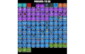 UNIQUE - Clark Kent , Shadowbird [108 Skins, 600 Vbucks, 113 Axes, 110 Emotes, 117 Gliders and MORE!]