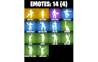 UNIQUE - Rust Bucket , Take The L  [7 Skins, 3 Axes, 14 Emotes,12 Gliders and MORE!]