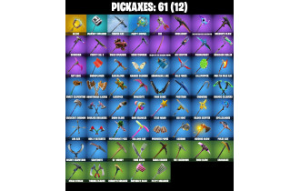 UNIQUE - Black Knight , AC/DC [72 Skins, 300 Vbucks, 61 Axes, 62 Emotes, 68 Gliders and MORE!]