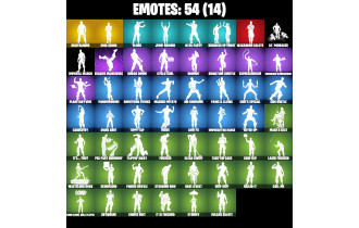 UNIQUE -  Lara Croft, Travis Scott  [64 Skins, 450 Vbucks, 77 Axes, 54 Emotes,  67 Gliders and MORE!]