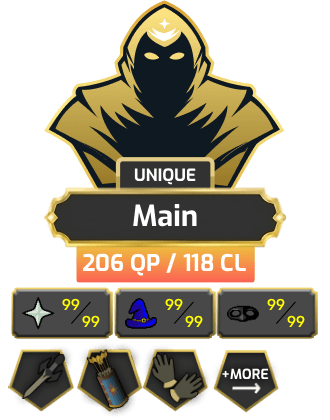 Main | TTL: 1953 | CL: 118 | QP: 206 [Avernic Defender, Fire Cape, B Gloves, Ava's, MM1, Mithril Gloves, Lunars + MORE!]