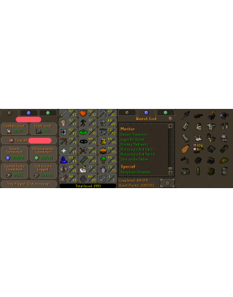 Main | TTL: 1953 | CL: 118 | QP: 206 [Avernic Defender, Fire Cape, B Gloves, Ava's, MM1, Mithril Gloves, Lunars + MORE!]