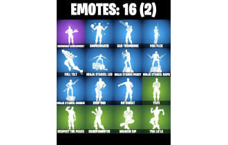 UNIQUE - The Scientist, Lt. Evergreen [4 Skins, 14 Axes, 16 Emotes, 20 Gliders and MORE!]