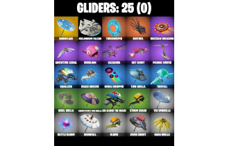 UNIQUE - Snowflake, Polar Peely [14 Skins, 21 Axes, 22 Emotes, 25 Gliders and MORE!]