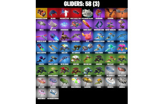 UNIQUE - Hot Marat ,  Take The Elf  [73 Skins, 700 Vbucks, 56 Axes, 52 Emotes, 58 Gliders and MORE!]