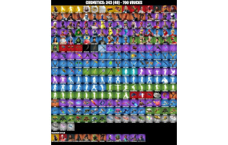 UNIQUE - Hot Marat ,  Take The Elf  [73 Skins, 700 Vbucks, 56 Axes, 52 Emotes, 58 Gliders and MORE!]