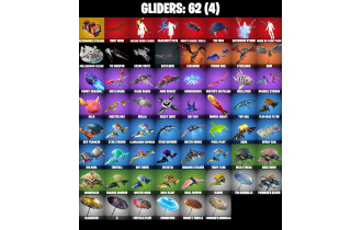 UNIQUE - Clutch, Merry Minty Pickaxe [129 Skins, 5700 Vbucks, 84 Axes, 75 Emotes, 62 Gliders and MORE!]