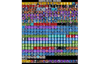 UNIQUE - Clutch, Merry Minty Pickaxe [129 Skins, 5700 Vbucks, 84 Axes, 75 Emotes, 62 Gliders and MORE!]