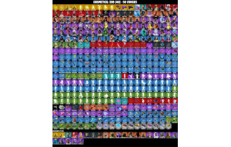 UNIQUE - Rage, Diamond Jack  [112 Skins, 50 Vbucks, 106 Axes, 88 Emotes, 90 Gliders and MORE!]